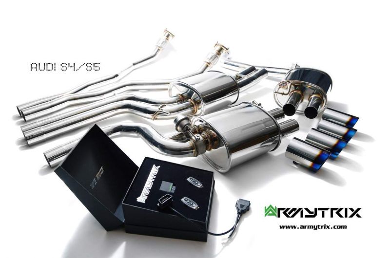 Armytrix exhaust system for Audi A5 B8 3.0 TFSI Coupe/Cabriolet (2011-2015) valvetronic exhaust system