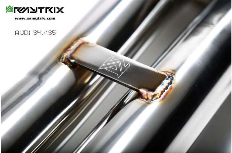 Armytrix exhaust system for Audi S5 B8 3.0 TFSI Sportback (2009-2015) valvetronic exhaust system