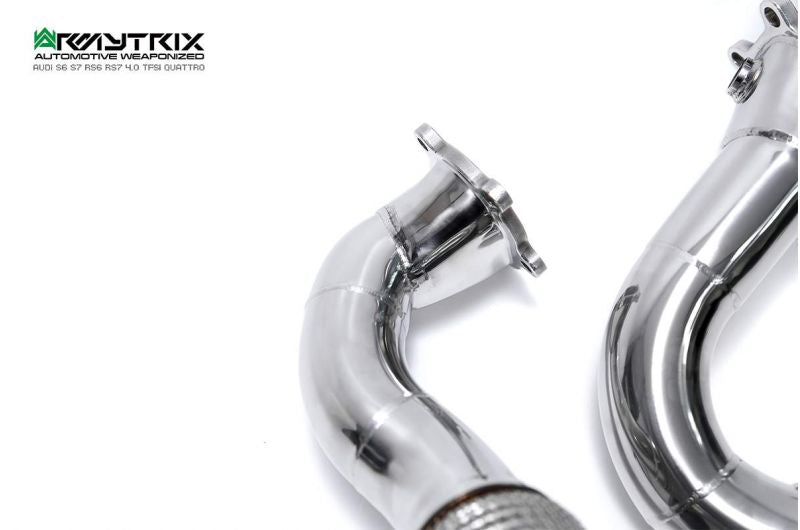 Armytrix exhaust system for Audi S7 C7 4.0 V8 Twin Turbo (2012-2018) valvetronic exhaust system
