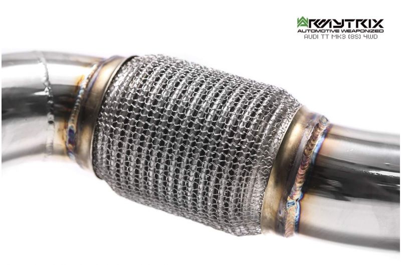 Armytrix exhaust system for Audi TT 8S MK3 Quattro Coupé (2015-present) valvetronic exhaust system
