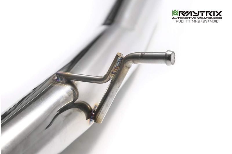 Armytrix exhaust system for Audi TT 8S MK3 Quattro Coupé (2015-present) valvetronic exhaust system