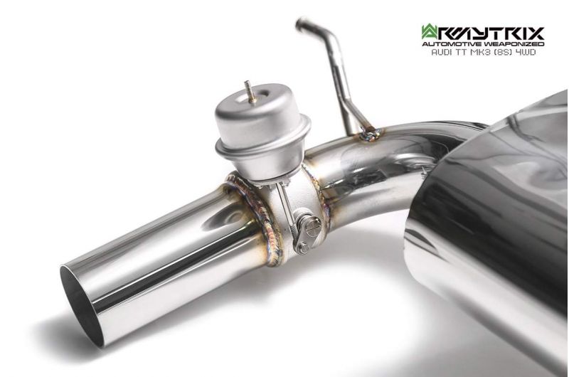 Armytrix exhaust system for Audi TT 8S MK3 Quattro Coupé (2015-present) valvetronic exhaust system