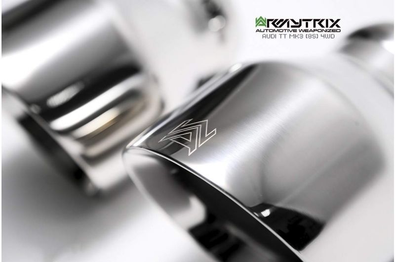 Armytrix exhaust system for Audi TT 8S MK3 Quattro Coupé (2015-present) valvetronic exhaust system
