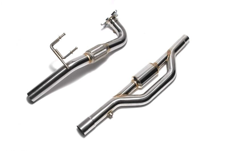 Armytrix exhaust system for Audi TT 8J MK2 2WD 1.8/2.0 TFSI Coupé (2006-2014) valvetronic exhaust system