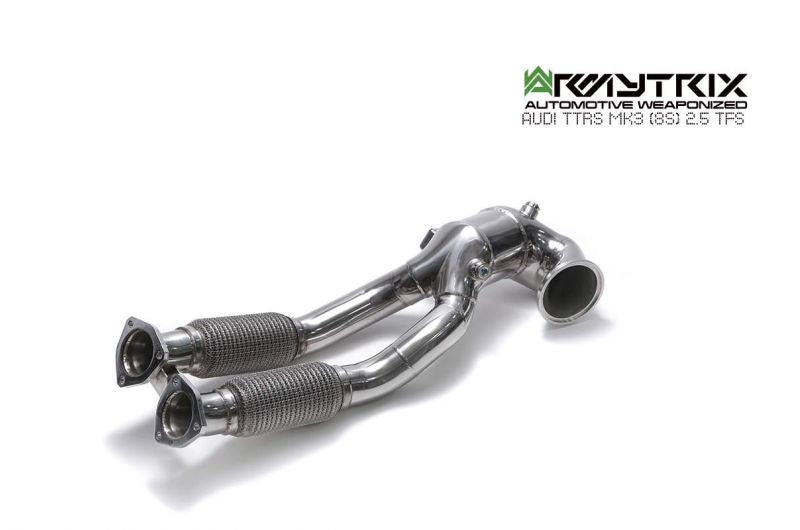Armytrix exhaust system for Audi TTRS 8S MK3 Non-OPF (2017-Present) valvetronic exhaust system