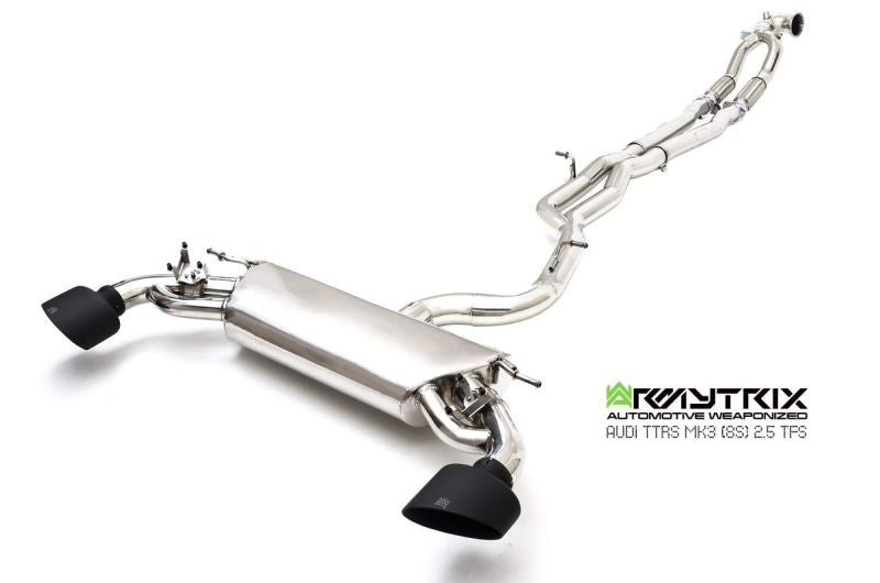Armytrix exhaust system for Audi TTRS 8S MK3 Non-OPF (2017-Present) valvetronic exhaust system
