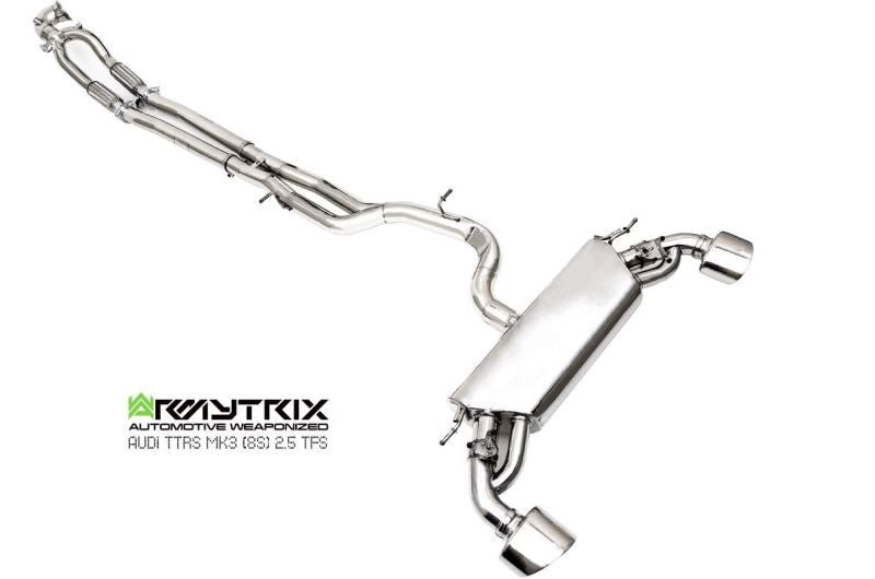 Armytrix exhaust system for Audi TTRS 8S MK3 Non-OPF (2017-Present) valvetronic exhaust system