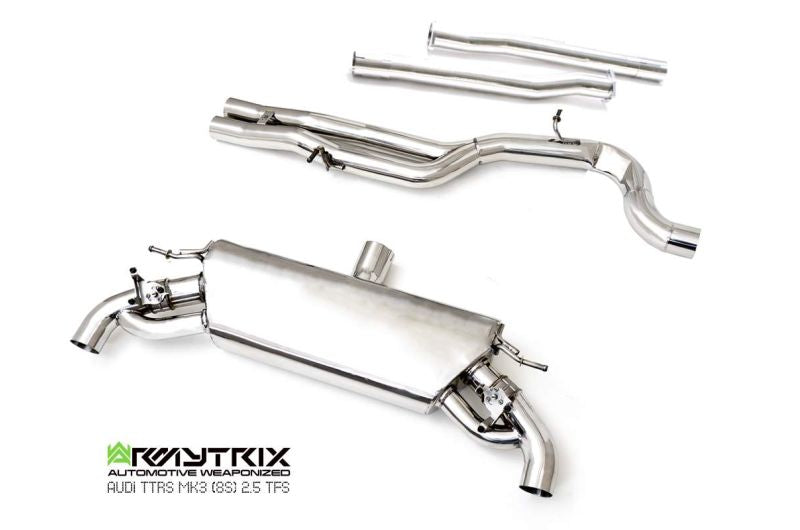Armytrix exhaust system for Audi TTRS 8S MK3 Non-OPF (2017-Present) valvetronic exhaust system