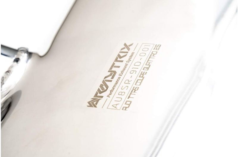 Armytrix exhaust system for Audi TTRS 8S MK3 Non-OPF (2017-Present) valvetronic exhaust system