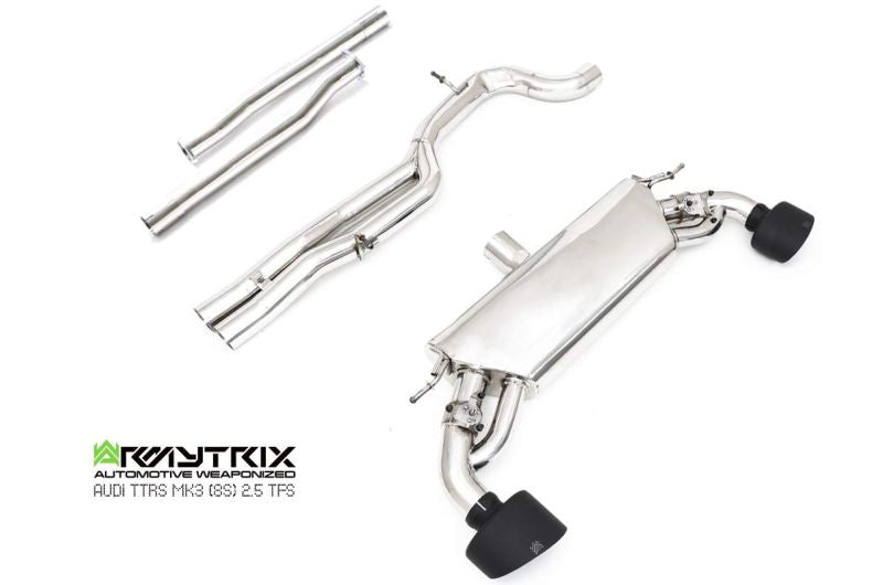 Armytrix exhaust system for Audi TTRS 8S MK3 Non-OPF (2017-Present) valvetronic exhaust system