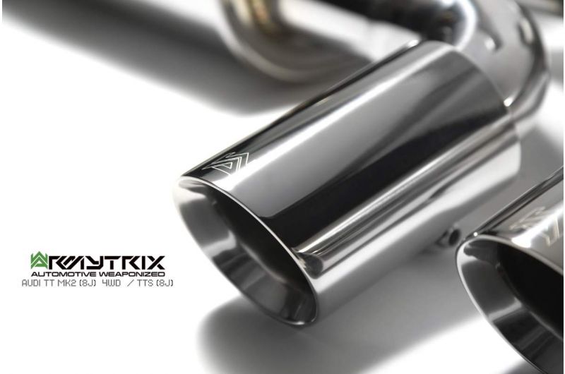 Armytrix exhaust system for Audi TTS 8J MK2 Quattro Coupé (2008-2014) valvetronic exhaust system