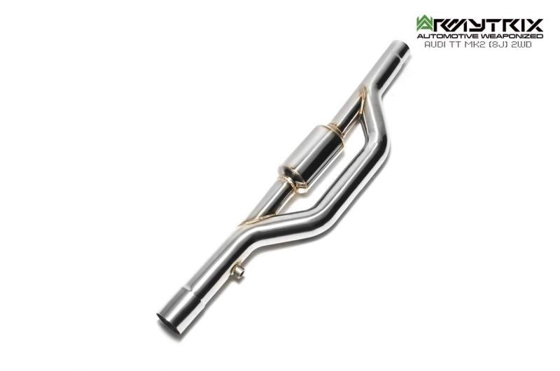 Armytrix exhaust system for Audi TT 8J MK2 2WD 1.8/2.0 TFSI Coupé (2006-2014) valvetronic exhaust system