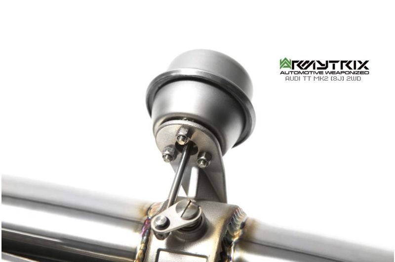 Armytrix exhaust system for Audi TT 8J MK2 2WD 1.8/2.0 TFSI Coupé (2006-2014) valvetronic exhaust system
