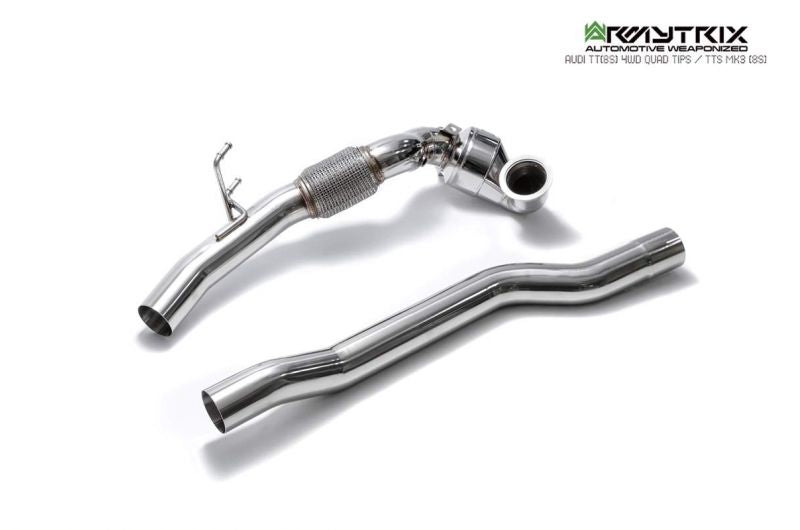 Armytrix exhaust system for Audi TTS 8S MK3 Quattro Coupé Non-OPF (2015-2023) valvetronic exhaust system