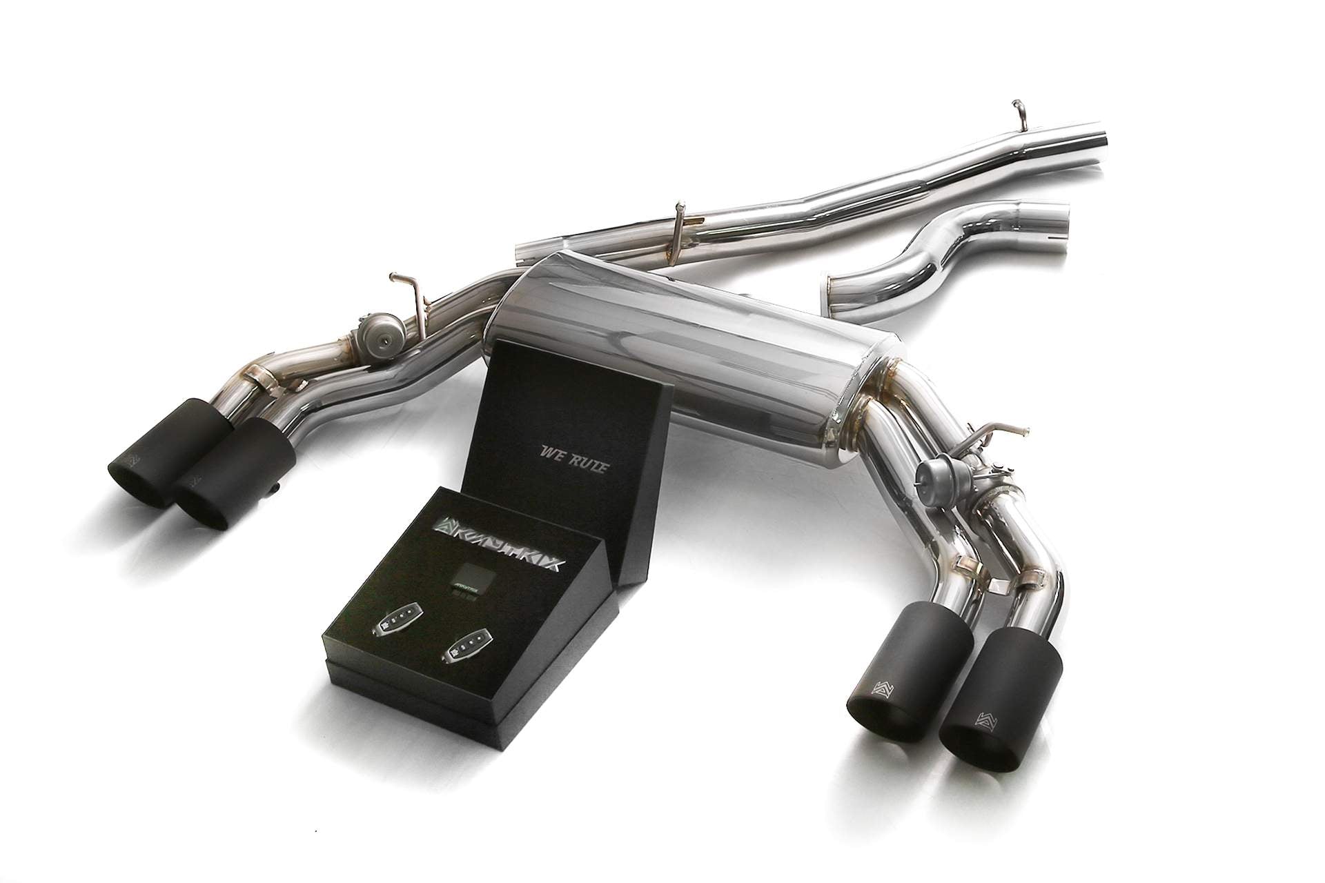Armytrix exhaust system for Audi TTS 8S MK3 Quattro Coupé Non-OPF (2015-2023) valvetronic exhaust system