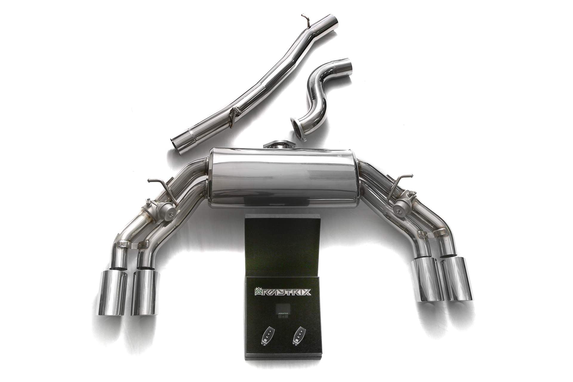 Armytrix exhaust system for Audi TTS 8S MK3 Quattro Coupé Non-OPF (2015-2023) valvetronic exhaust system