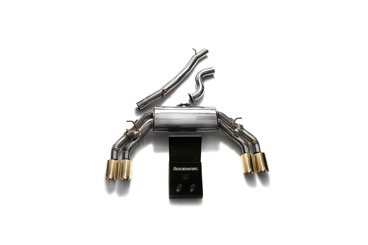 Armytrix exhaust system for Audi TTS 8S MK3 Quattro Coupé Non-OPF (2015-2023) valvetronic exhaust system
