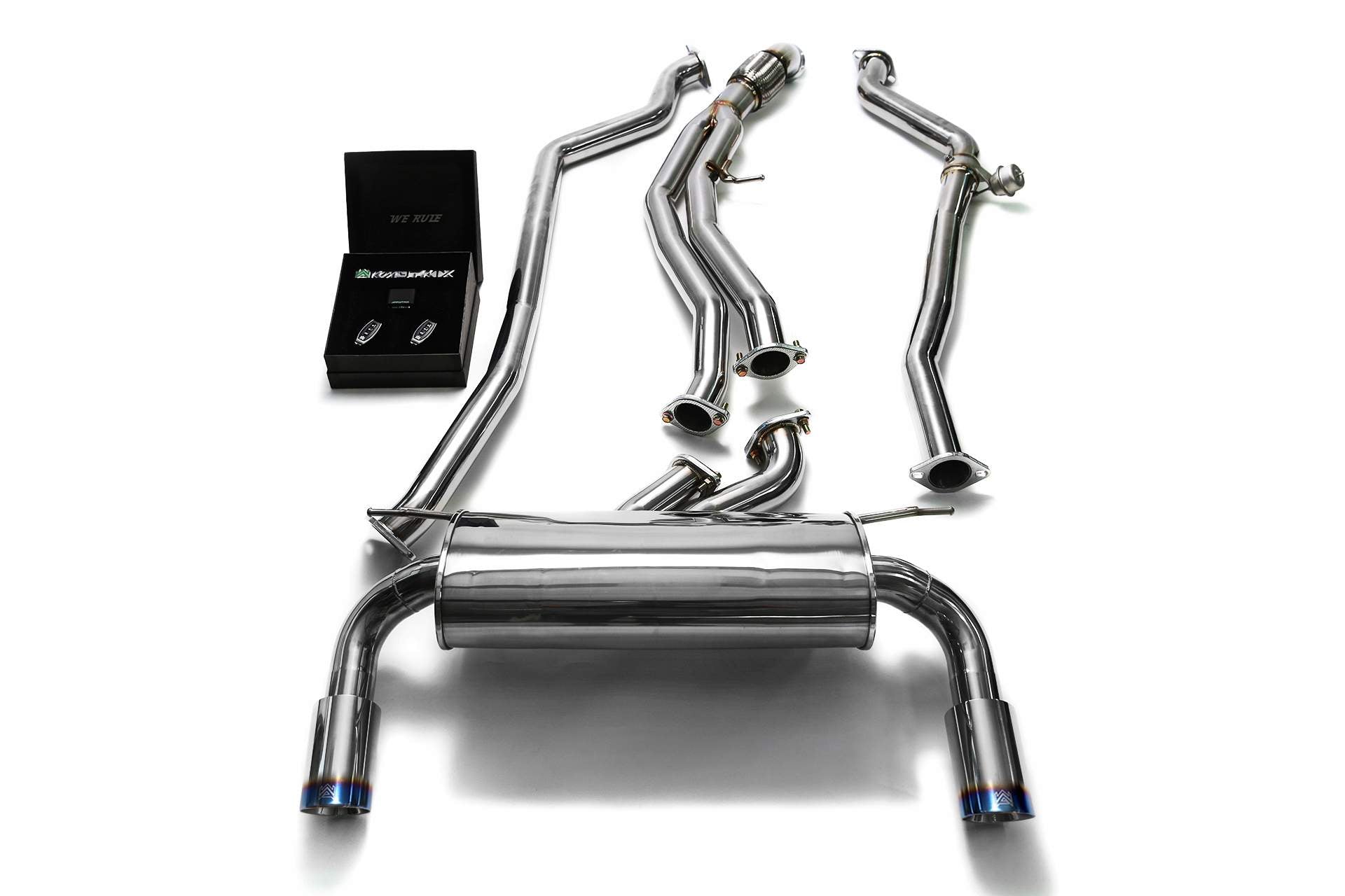 Armytrix exhaust system for BMW F22 M235i (2014-2015) valvetronic exhaust system