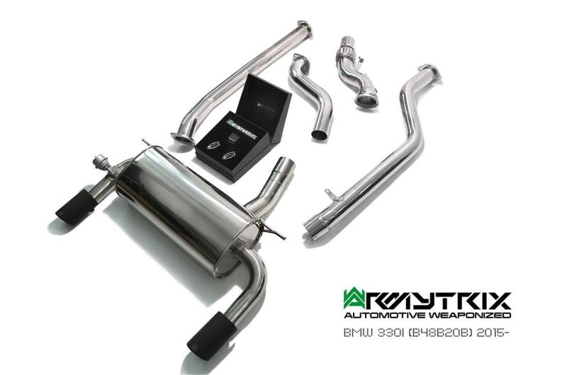 Armytrix exhaust system for BMW F30/F31 320i/330i (B48B20)(2015-2018) valvetronic exhaust system