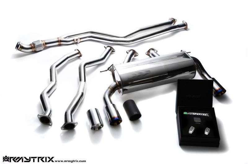 Armytrix exhaust system for BMW F34 335GT (N55B30)(2013-2015) valvetronic exhaust system