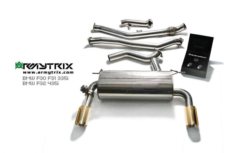 Armytrix exhaust system for BMW F36 Gran Coupe 435i (N55B30)(2014-2015) valvetronic exhaust system