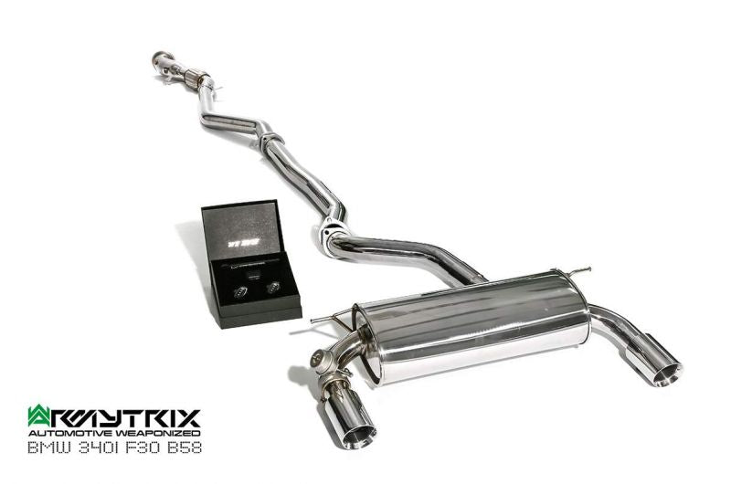 Armytrix exhaust system for BMW F30/F31 340i (B58B30) Non-OPF(2016-present) valvetronic exhaust system