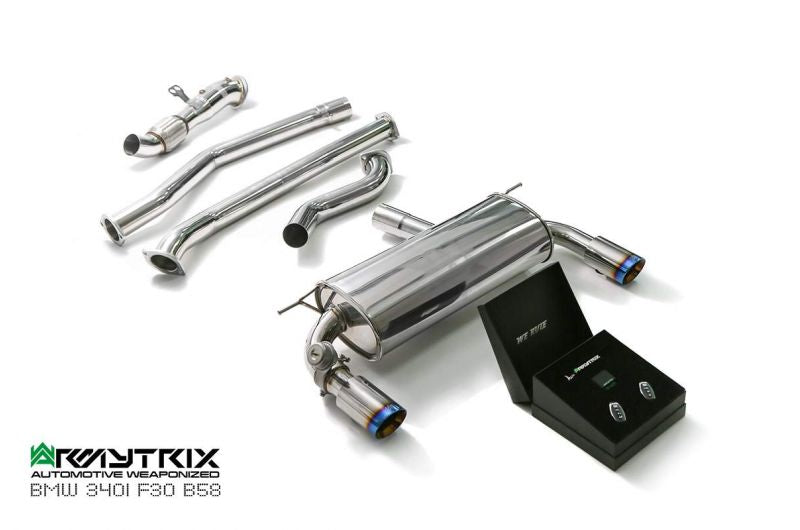 Armytrix exhaust system for BMW F30/F31 340i (B58B30) Non-OPF(2016-present) valvetronic exhaust system