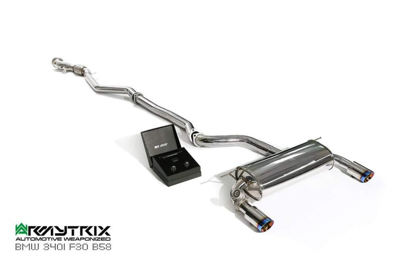 Armytrix exhaust system for BMW F30/F31 340i (B58B30) Non-OPF(2016-present) valvetronic exhaust system