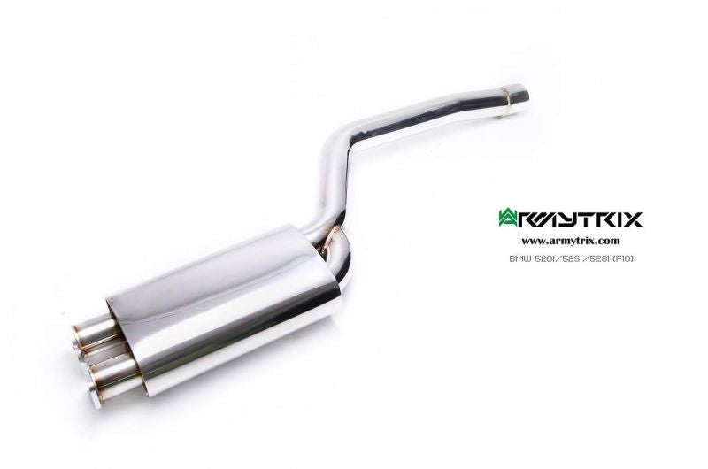Armytrix exhaust system for BMW F10 520i/528i (2011-2016) valvetronic exhaust system