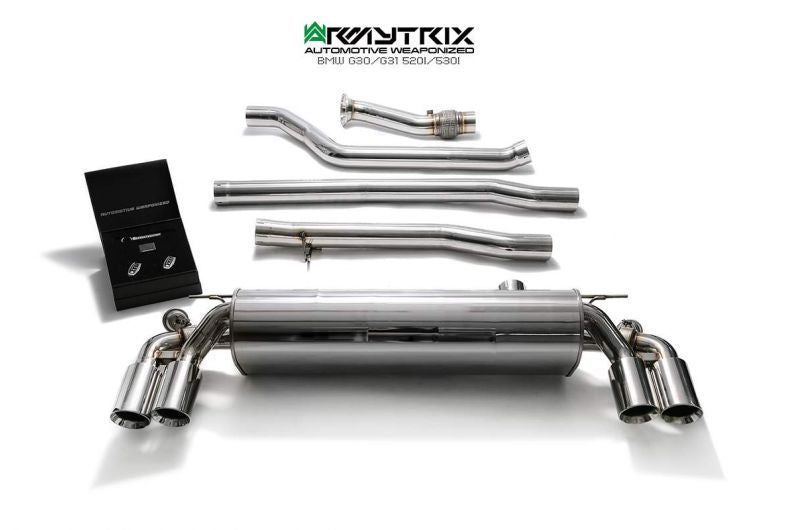 Armytrix exhaust system for BMW G30/G31 520/530 (2017-present) valvetronic exhaust system