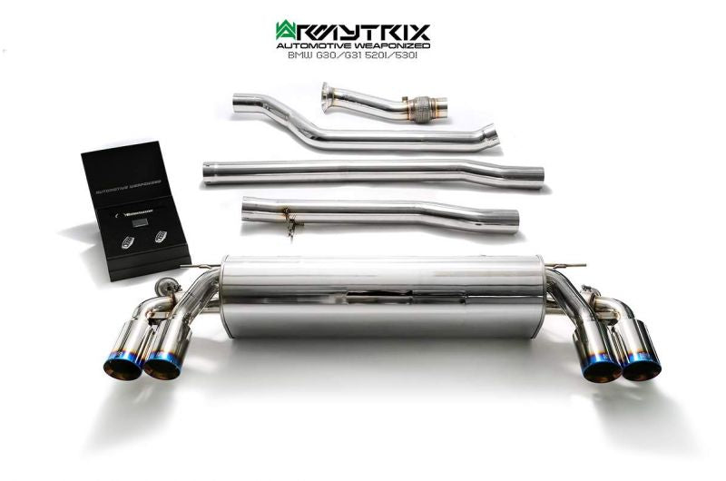 Armytrix exhaust system for BMW G30/G31 520/530 (2017-present) valvetronic exhaust system