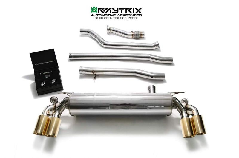 Armytrix exhaust system for BMW G30/G31 520/530 (2017-present) valvetronic exhaust system