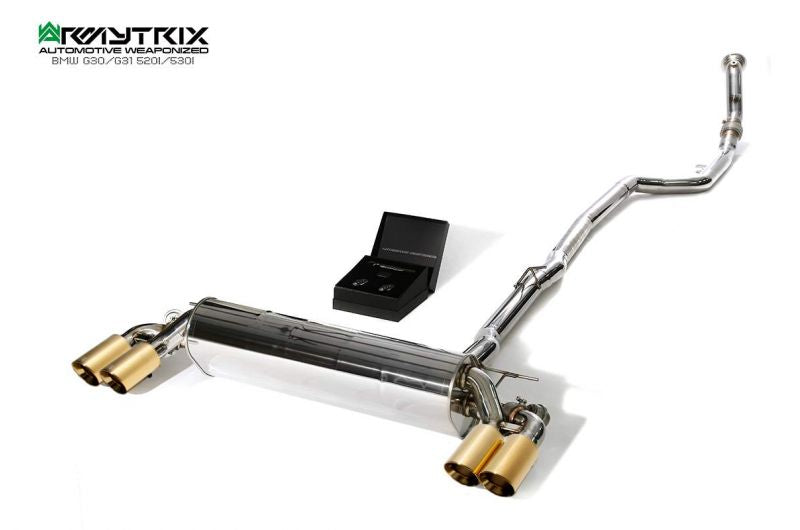 Armytrix exhaust system for BMW G30/G31 520/530 (2017-present) valvetronic exhaust system