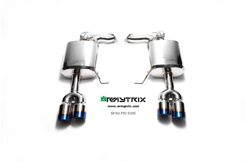 Armytrix exhaust system for BMW F10 535i (2010-2017) valvetronic exhaust system