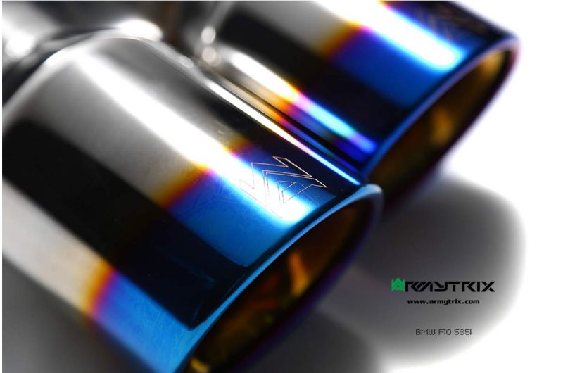 Armytrix exhaust system for BMW F10 535i (2010-2017) valvetronic exhaust system