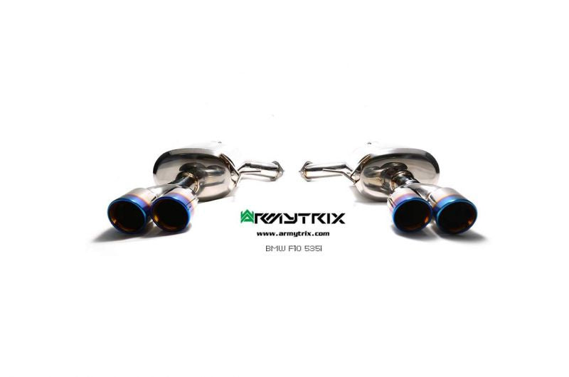 Armytrix exhaust system for BMW F10 535i (2010-2017) valvetronic exhaust system