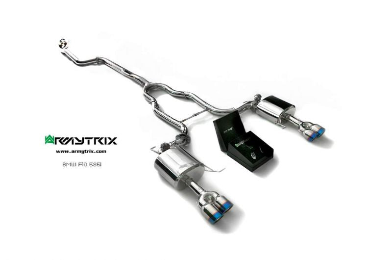 Armytrix exhaust system for BMW F10 535i (2010-2017) valvetronic exhaust system