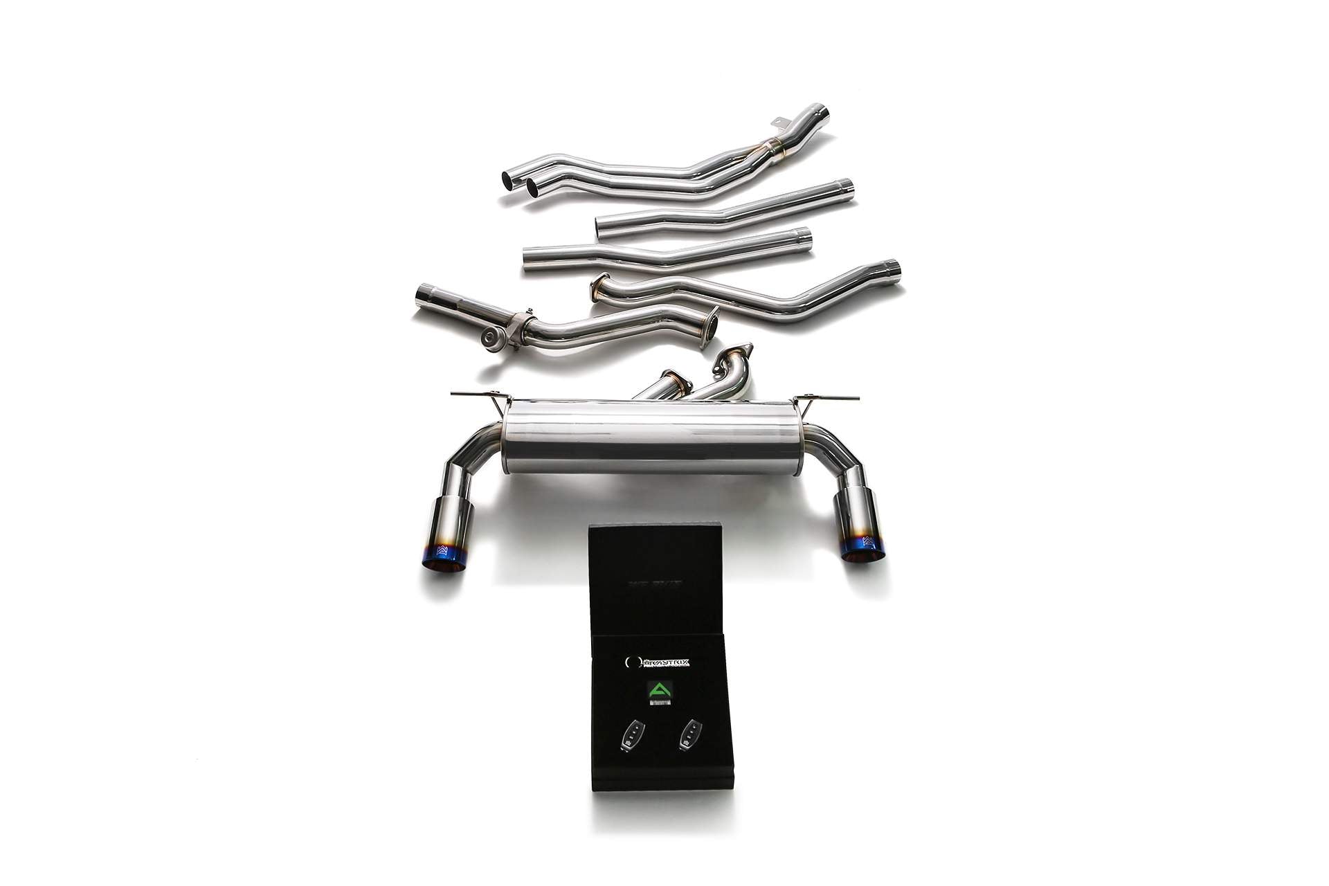 Armytrix exhaust system for BMW F22 M240i (B58B30) (2016-2019) valvetronic exhaust system