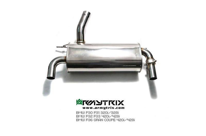 Armytrix exhaust system for BMW F30/F31 320i/328i (N26B20)(2014-2015) valvetronic exhaust system