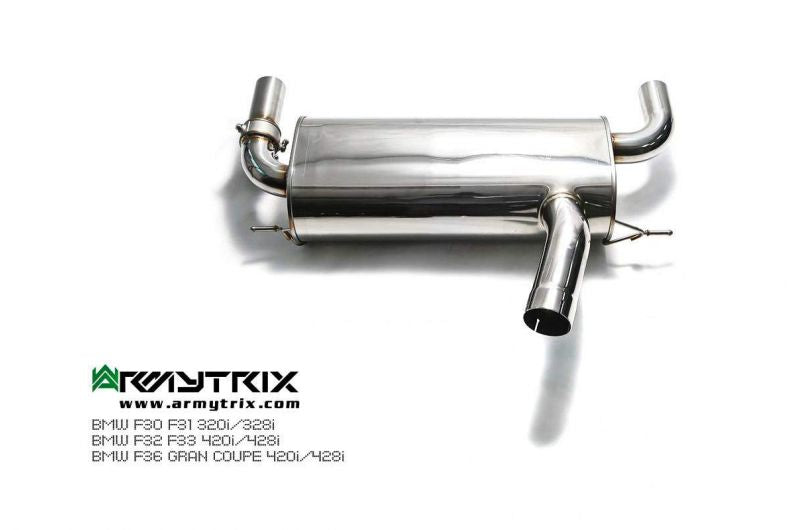Armytrix exhaust system for BMW F30/F31 320i/328i (N26B20)(2014-2015) valvetronic exhaust system