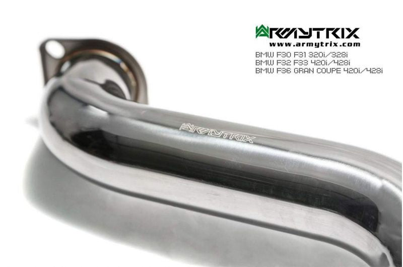 Armytrix exhaust system for BMW F30/F31 320i/328i (N26B20)(2014-2015) valvetronic exhaust system