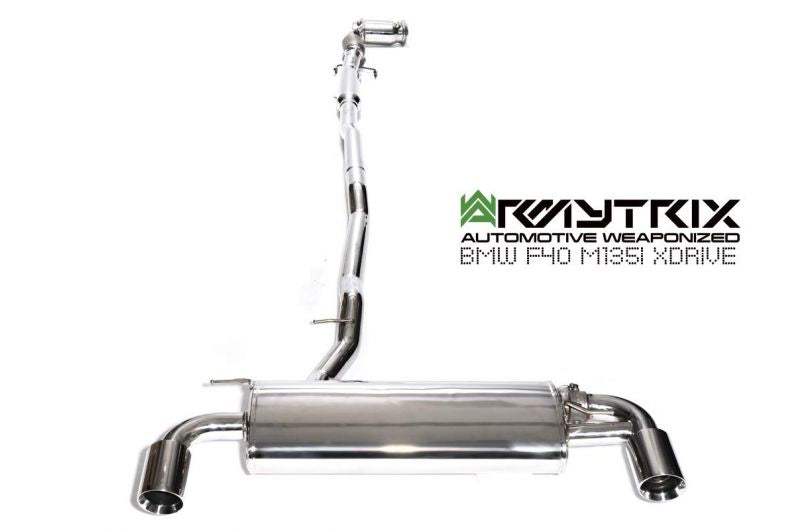 Armytrix exhaust system for BMW F40 M135i xDrive (2019-Present) > valvetronic exhaust system
