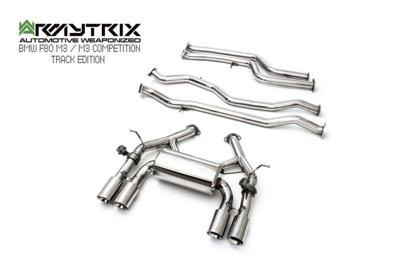 Armytrix exhaust system for BMW F80 M3 TRACK EDITION valvetronic exhaust system