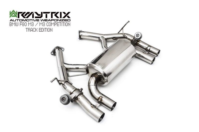 Armytrix exhaust system for BMW F80 M3 TRACK EDITION valvetronic exhaust system
