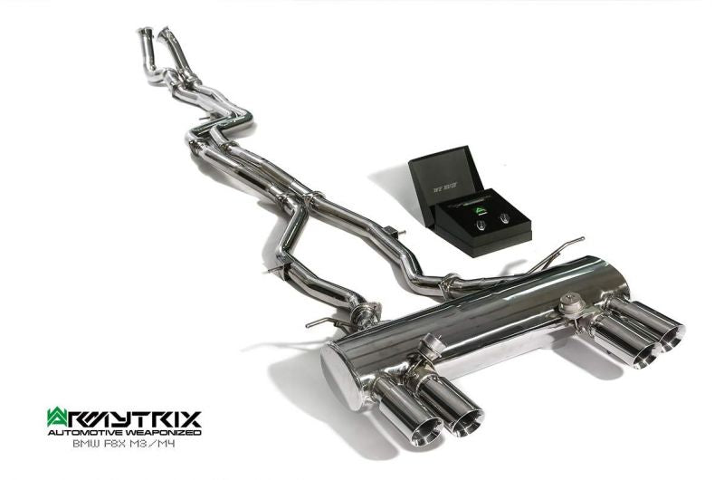 Armytrix exhaust system for BMW F80 M3 (2014-2019) valvetronic exhaust system