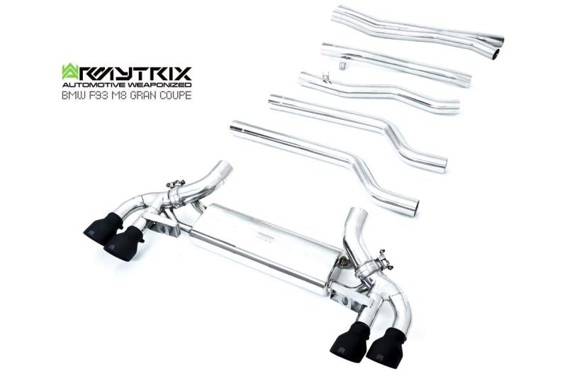 Armytrix exhaust system for BMW F93 M8 Gran Coupe (2019-Present) valvetronic exhaust system