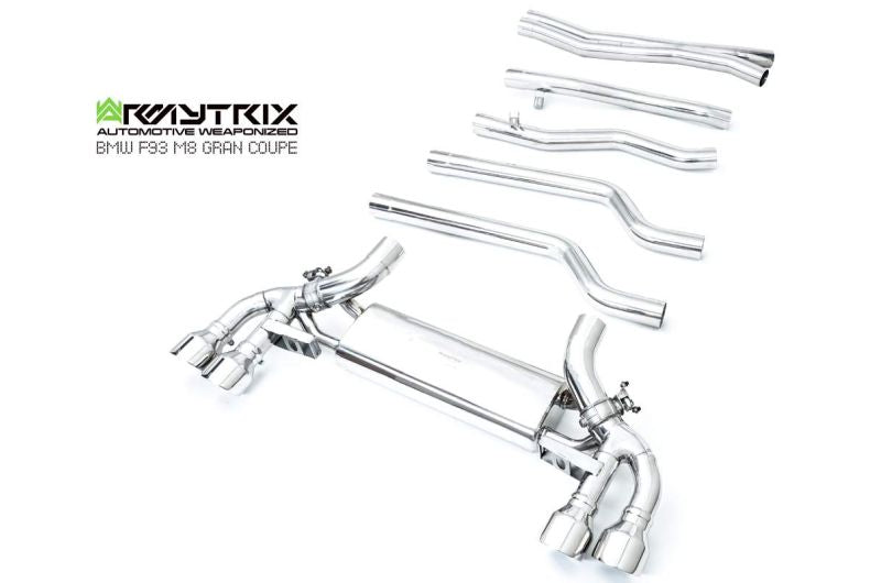 Armytrix exhaust system for BMW F93 M8 Gran Coupe (2019-Present) valvetronic exhaust system