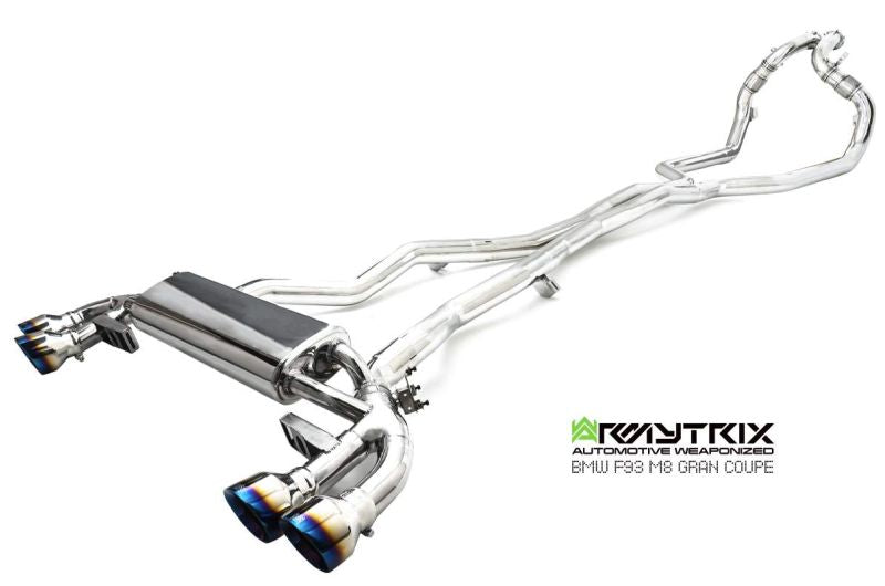 Armytrix exhaust system for BMW F93 M8 Gran Coupe (2019-Present) valvetronic exhaust system