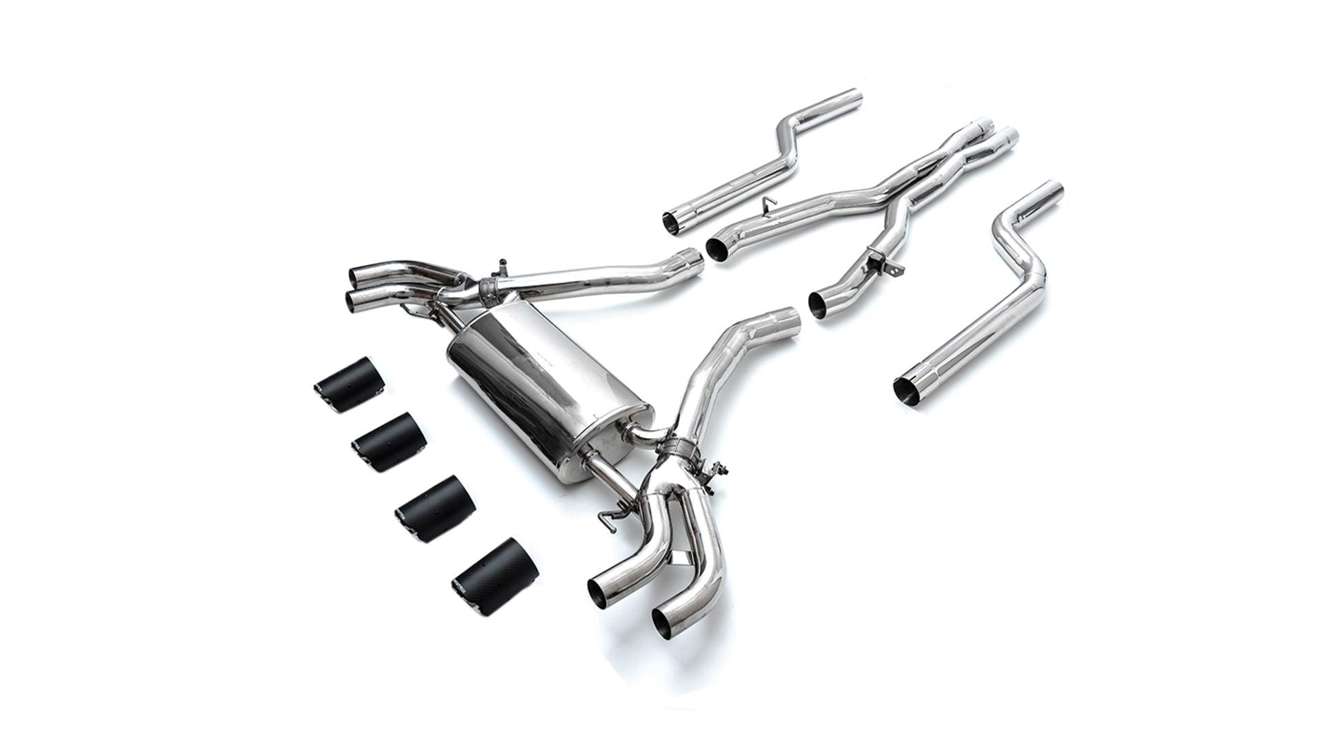 Armytrix exhaust system for BMW F96 X6M OPF (2020-Present) valvetronic exhaust system