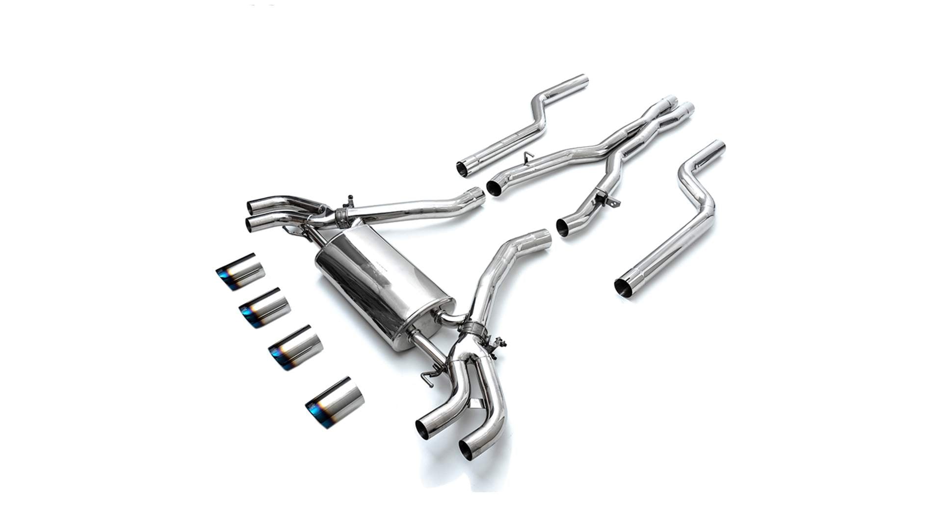 Armytrix exhaust system for BMW F96 X6M OPF (2020-Present) valvetronic exhaust system